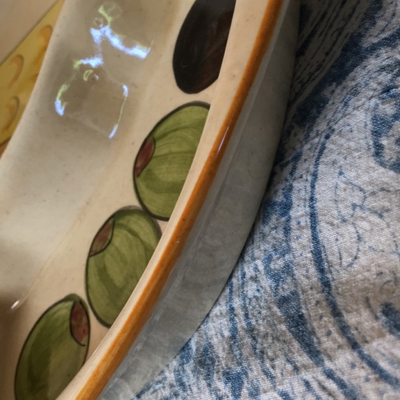 Super cute vintage party tray ceramic condition - Picture 5 of 7